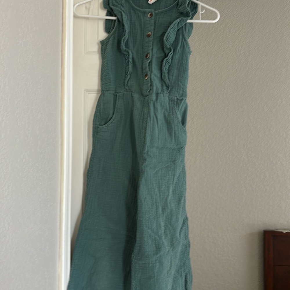 Wide leg romper